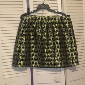 Crown & Ivy black and gold skirt